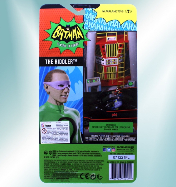 DC Batman Classic TV Series Actionfigure "The Riddler" von McFarlane
